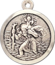 MEDAILLE ST. CHISTOPHORUS 925 Sterlingsilber